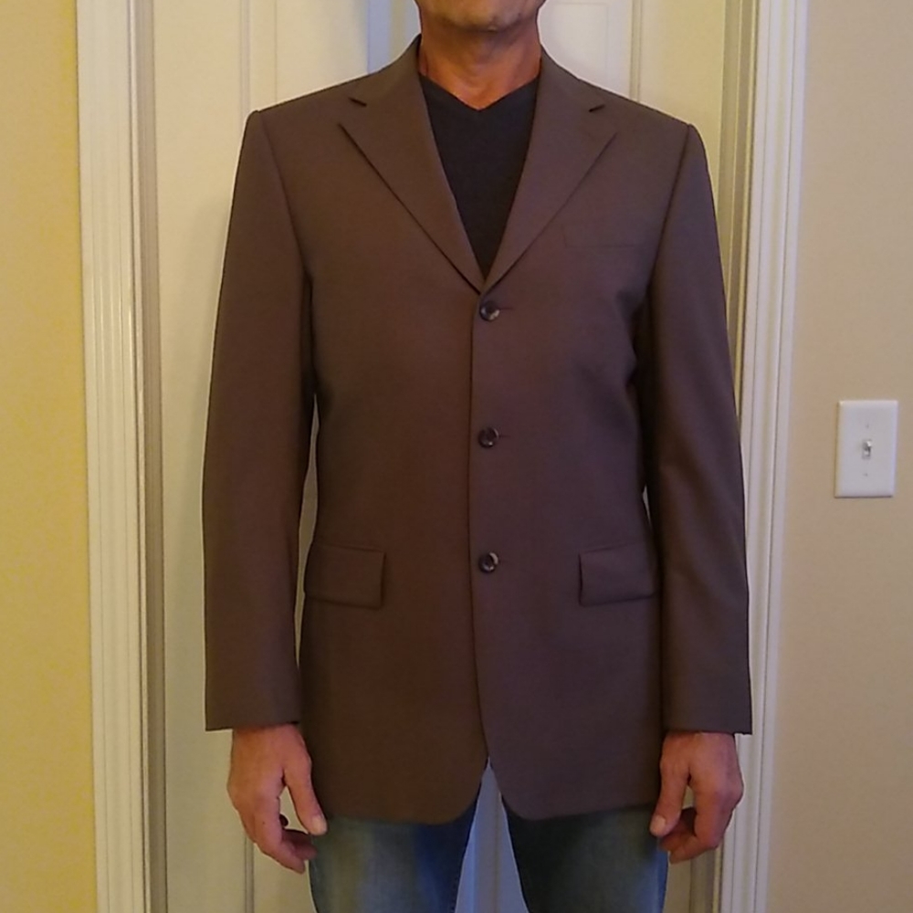GEOFFREY BEENE Wool Sport Coat Size 42 L